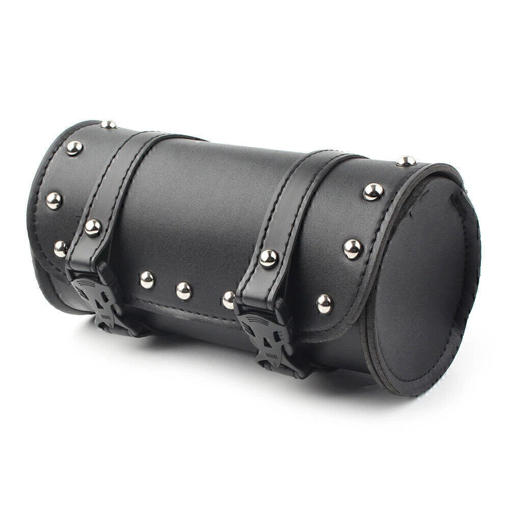 Saddlebag Fork Roll Barrel Bag for Touring Motorcycle