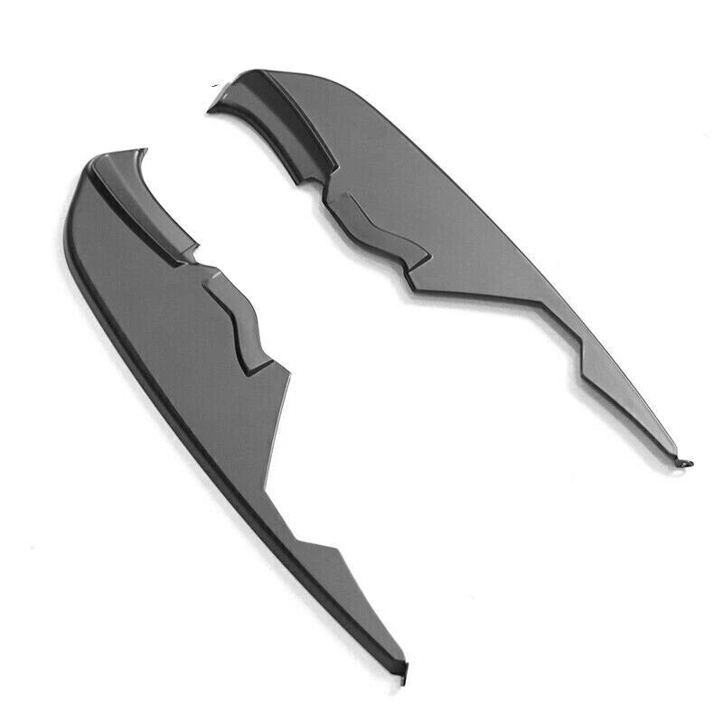 Black Fog Light Splitters Trim Covers for Ford Mustang (2015-2017)