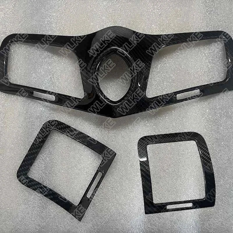 Dry Carbon Fiber Dashboard AC Vent Cover Trim for Maserati GranTurismo GC 08-17
