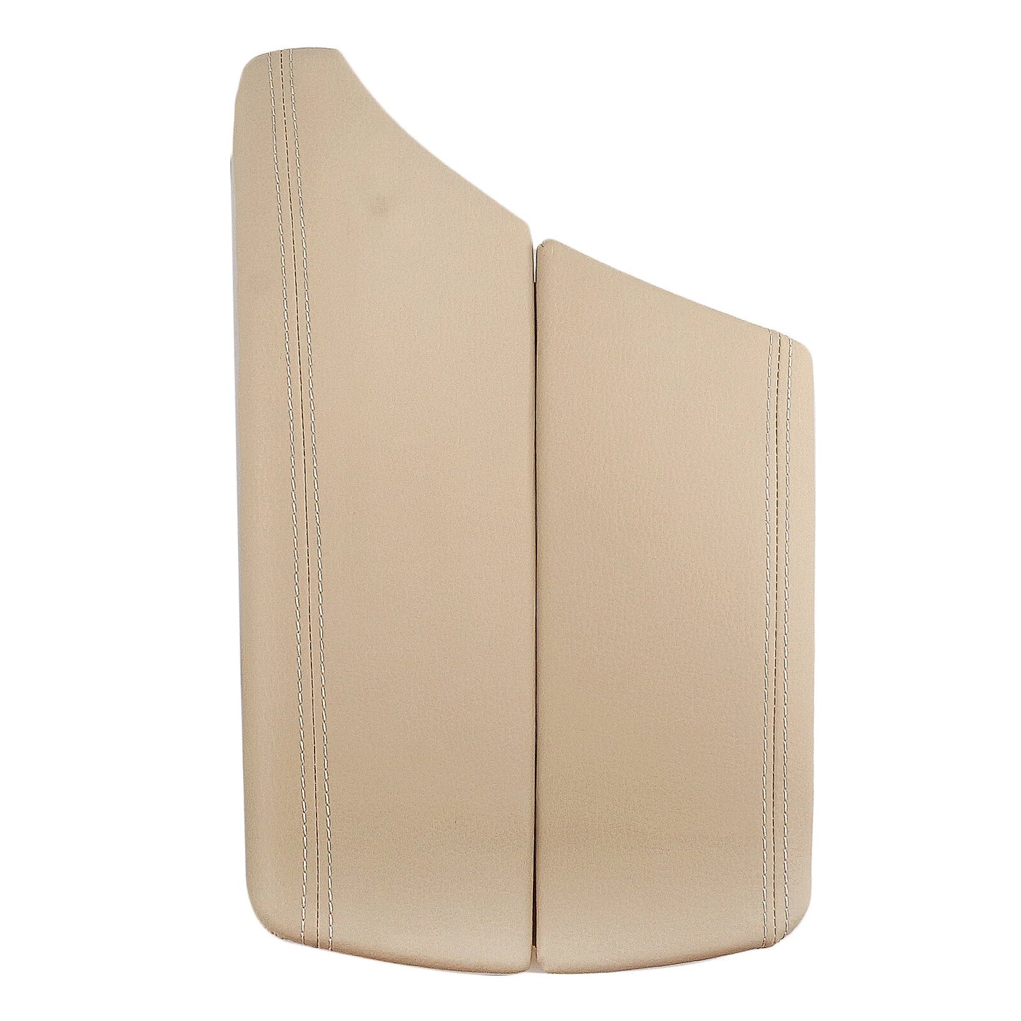 Beige Leather Center Console Armrest Cover for BMW 5 Series (2010-2017)