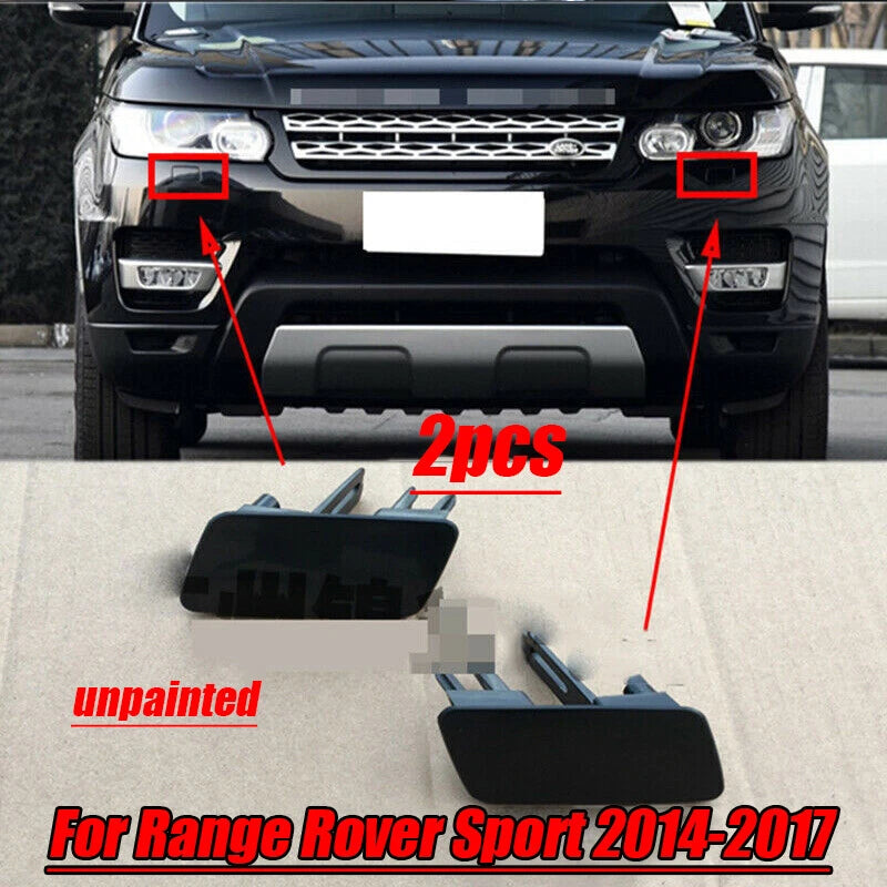 Headlight Washer Cover Cap Front Bumper for Range Rover Sport (2014–2017)