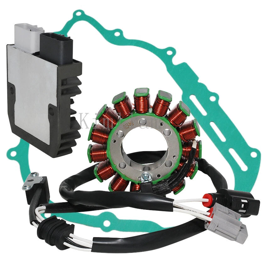 Magneto Stator, Voltage Rectifier, Gasket for Yamaha YXR700F Rhino (2008-2013)