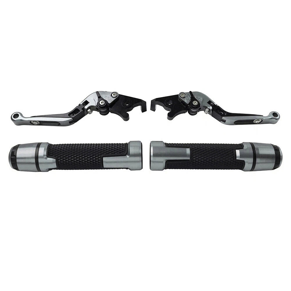 Titanium Extendable Brake Clutch Lever Grip Set for Yamaha XSR900 (2016-2023)