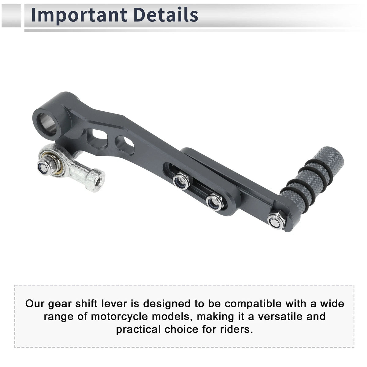 Titanium Tone Gear Shifter Lever for Suzuki GSX250R (2017-2023)