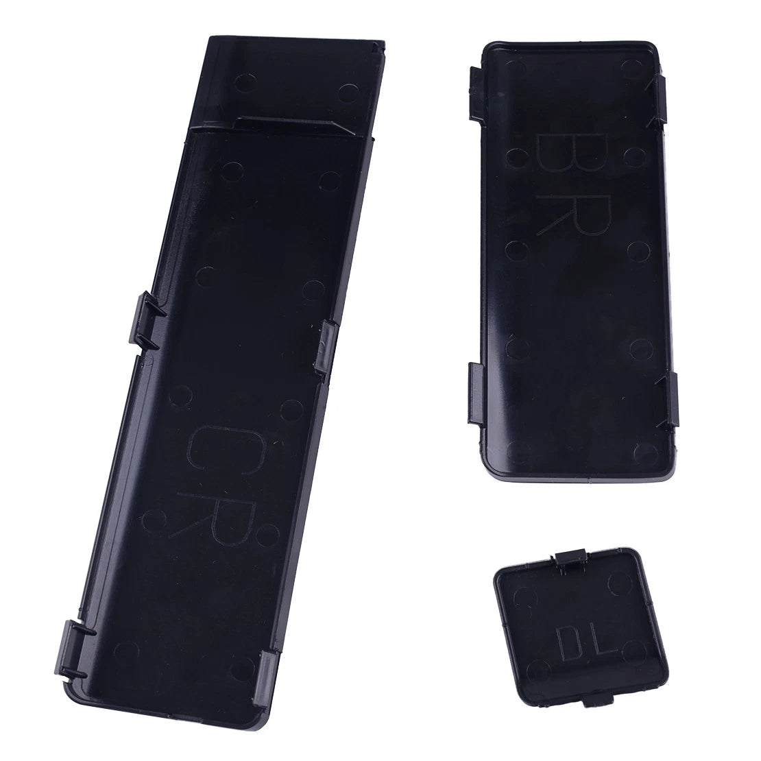6 x Black Roof Rail Blanks Covers for Honda CR-V (2007-2011)