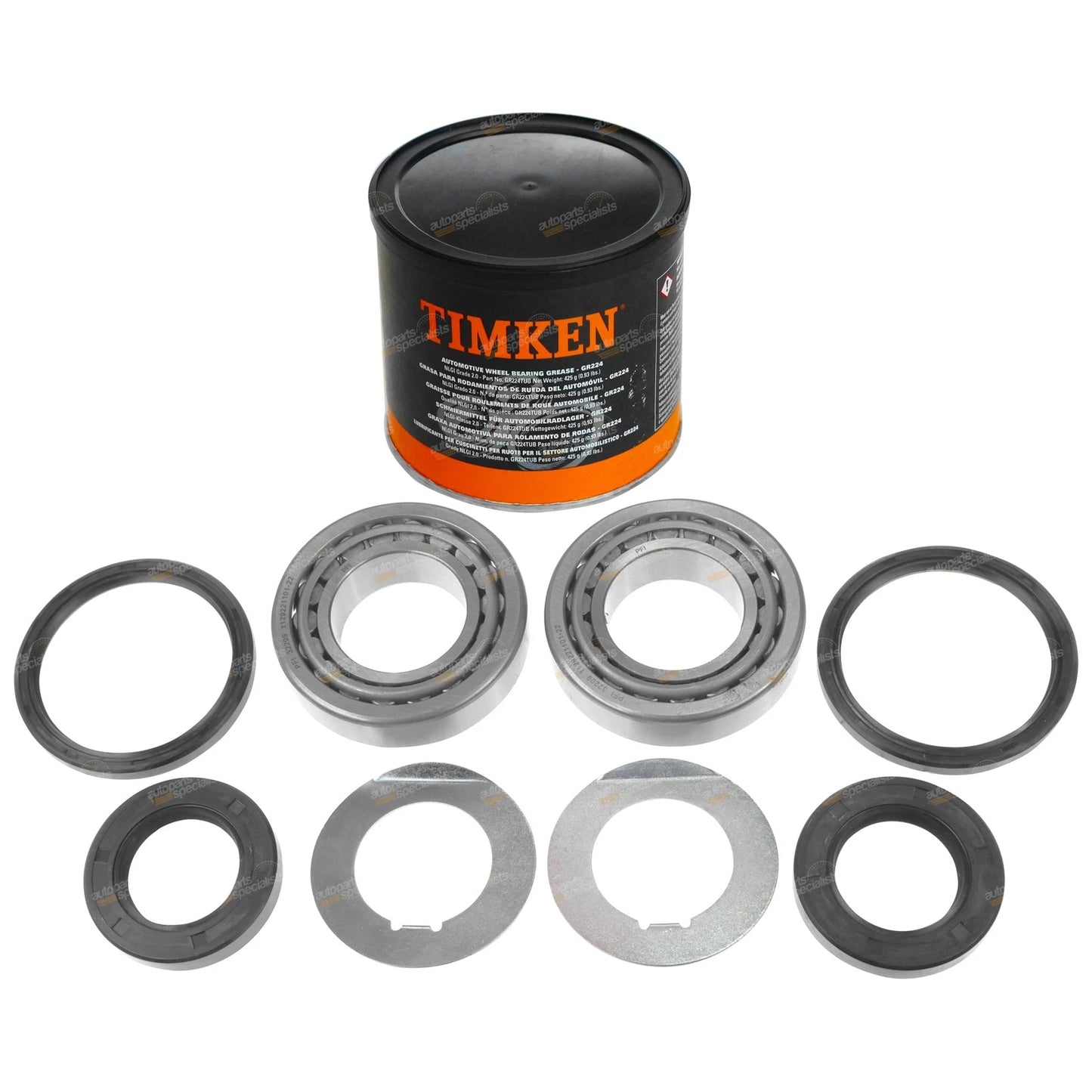 Rear Wheel Bearing Kits + Grease for Patrol MQ MK G160 (1979-1987)