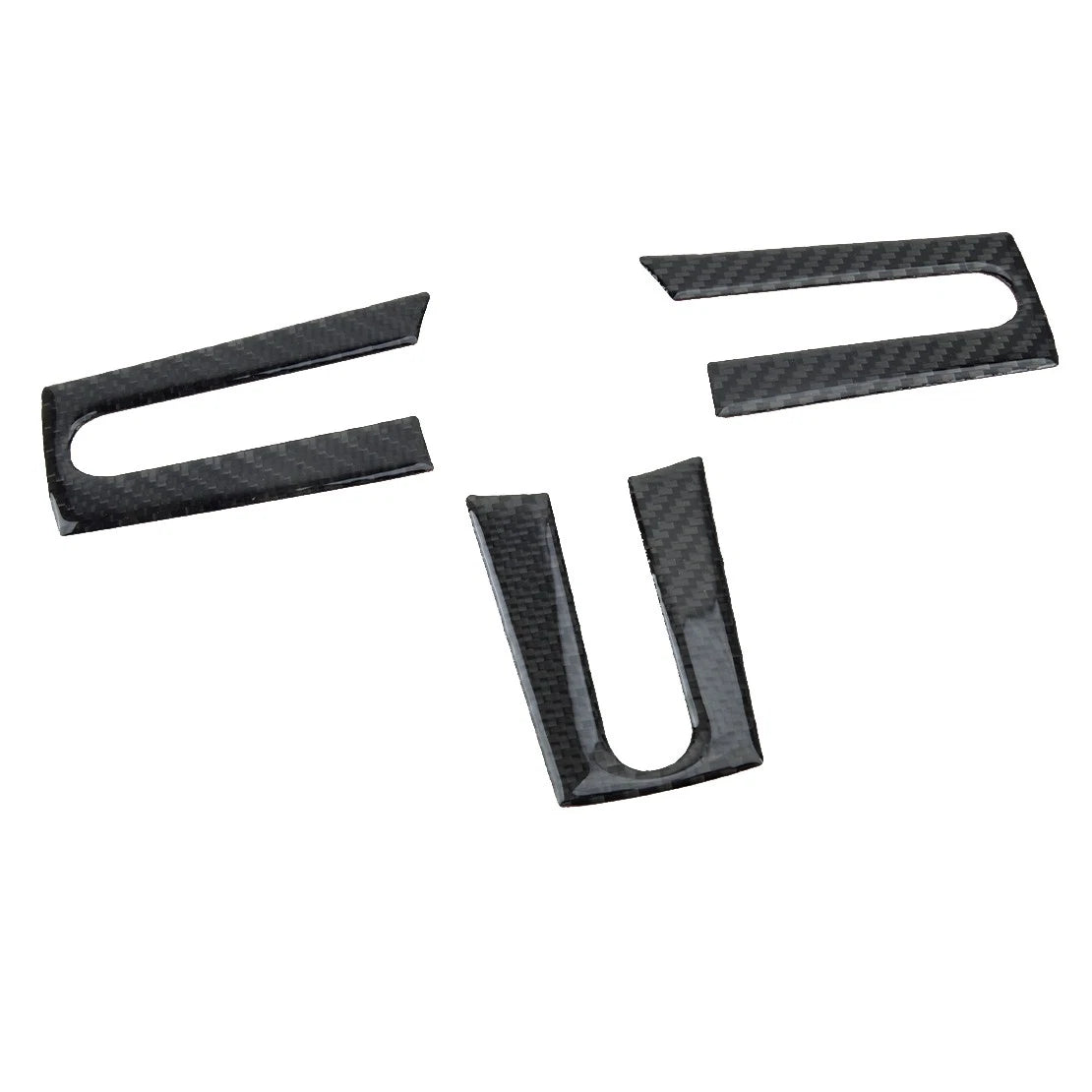 3 x Carbon Fiber Steering Wheel Cover for Ford Mustang (2005-2009)