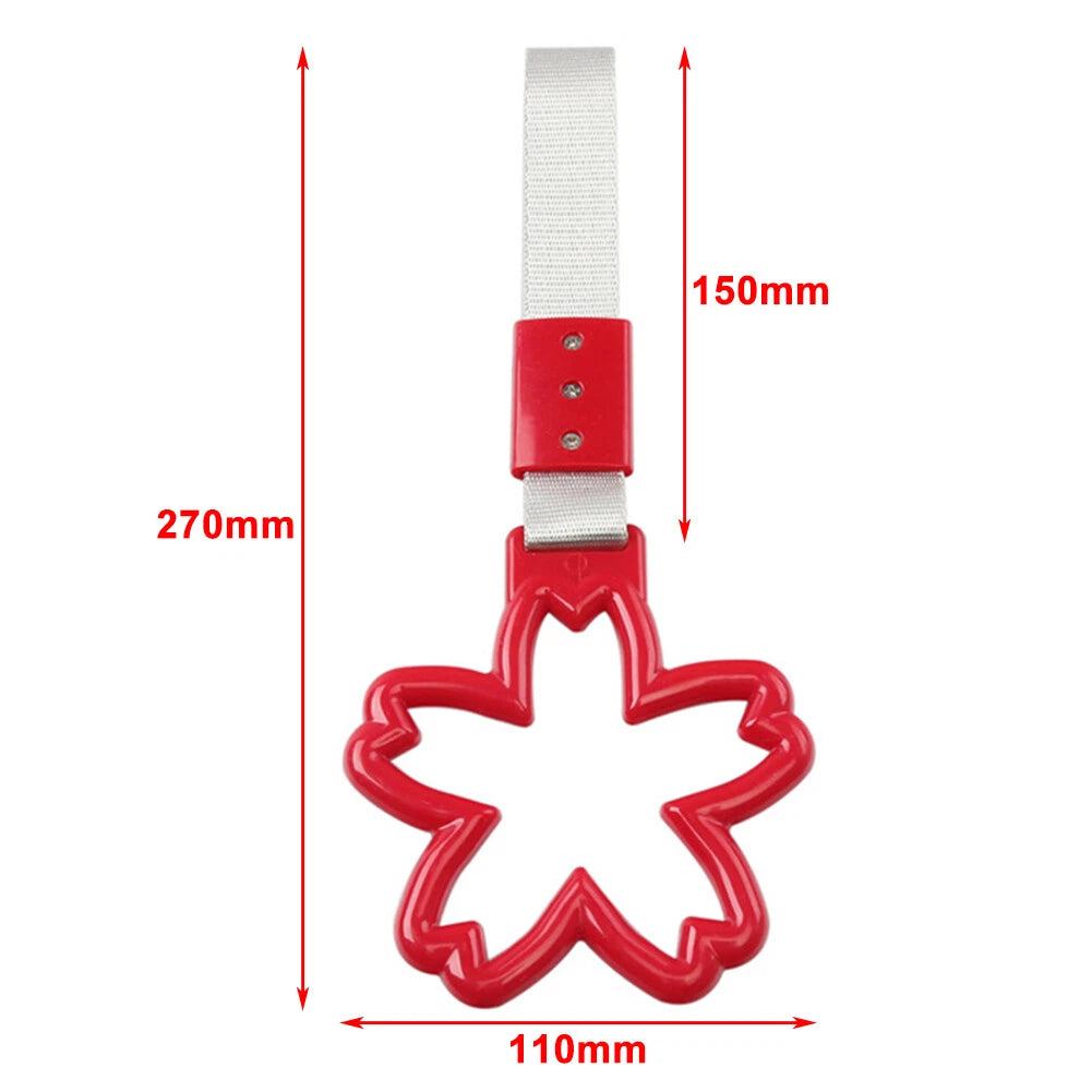 Cherry Blossom Shaped Ring Handle Strap for Train Bus