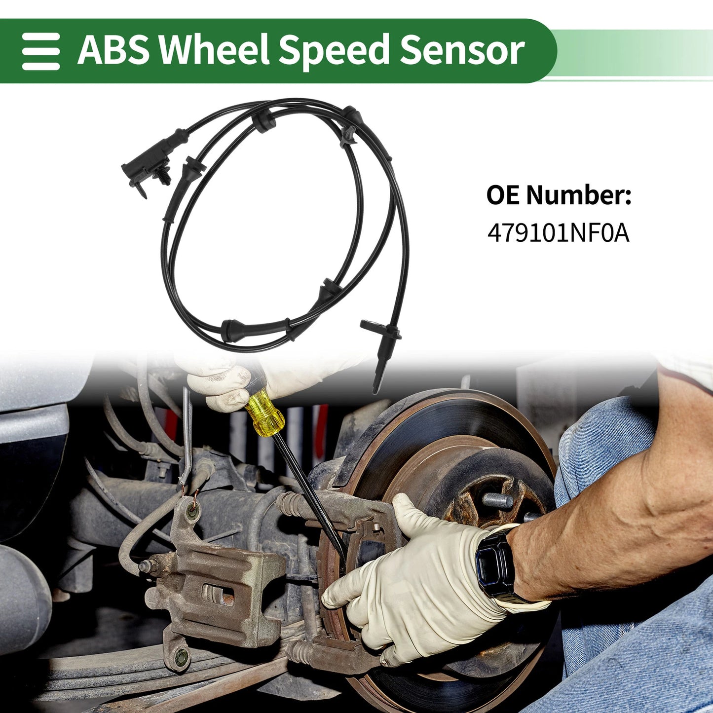 ABS Wheel Speed Sensor for Infiniti G25 Front Left Right (2011-2012)