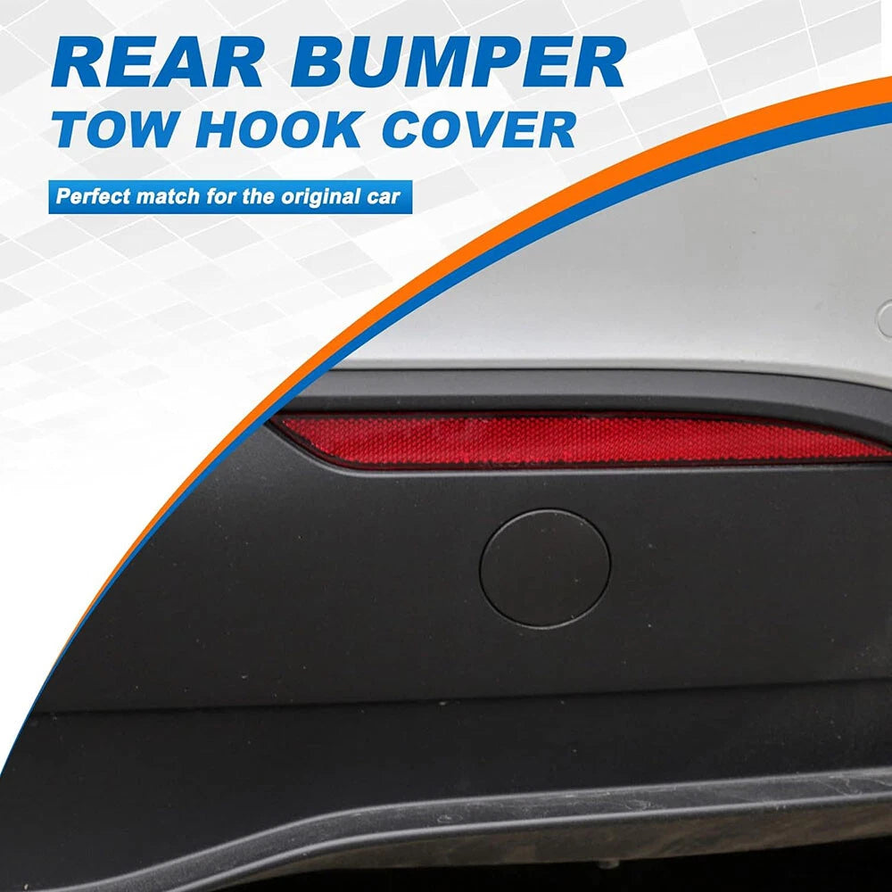 Rear Bumper Tow Hook Cap Cover for 2020-2022 Tesla Model Y (2020-2022)