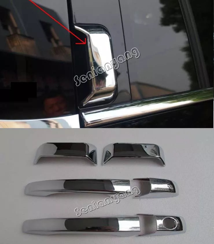 Chrome Door Handle Cover Trim for JEEP Compass (2007-2015)