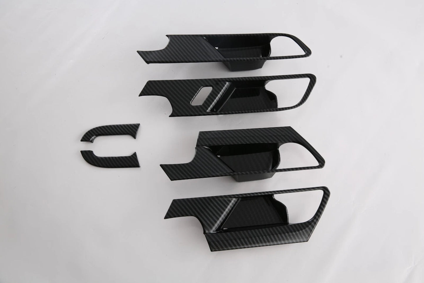 Inner Door Handle Bowl Lid Carbon Fiber Cover Trim for Mazda CX-50 (2023-2024)