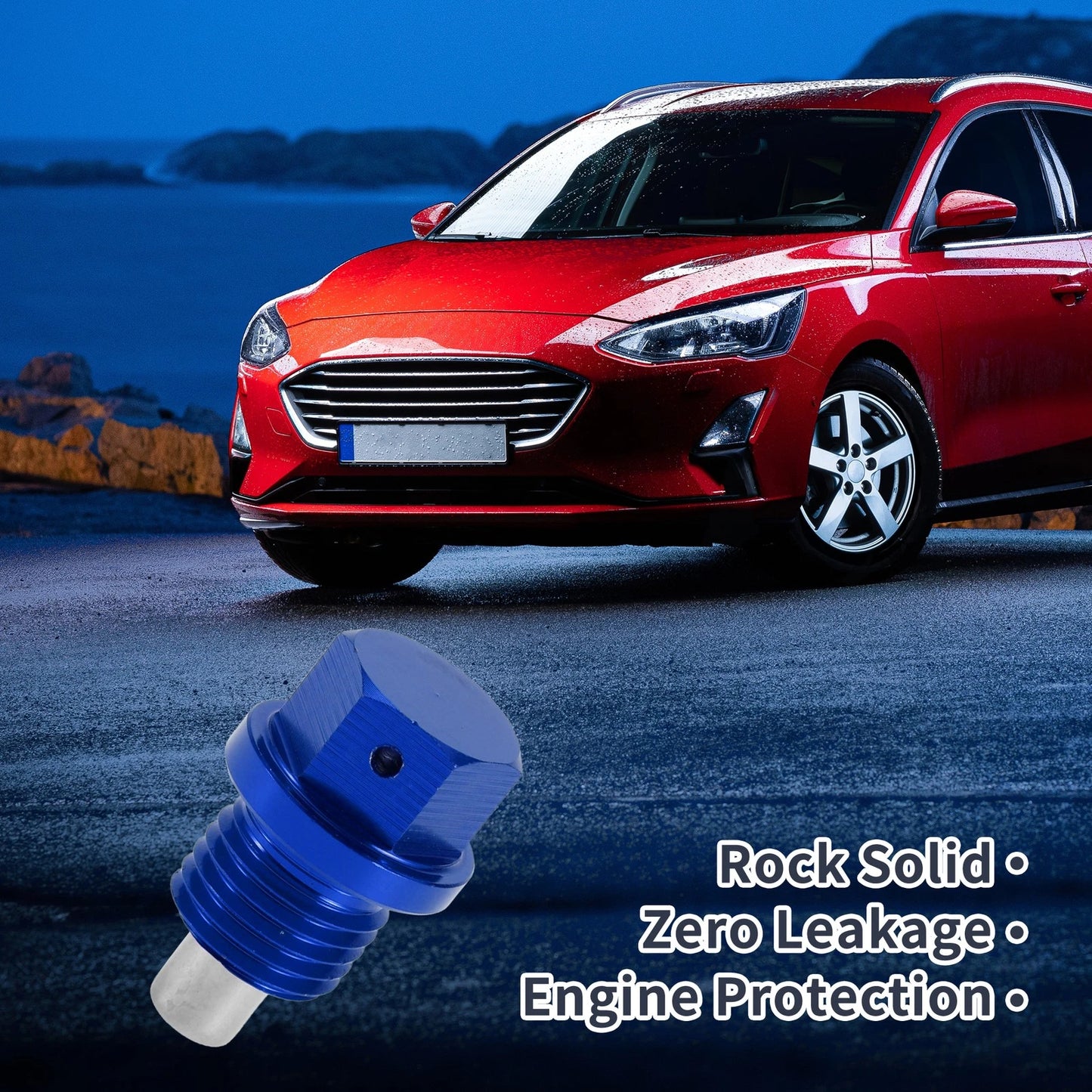 M14x1.5 Engine Oil Drain Plug with Gasket 1 Set for Car Motorcycle Boat