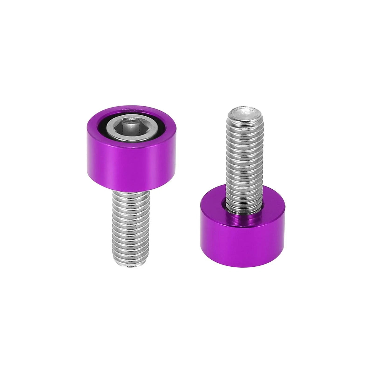 9 Pcs M8x1.25 Header Manifold Cup Washers Bolts Purple for Honda Civic Acura