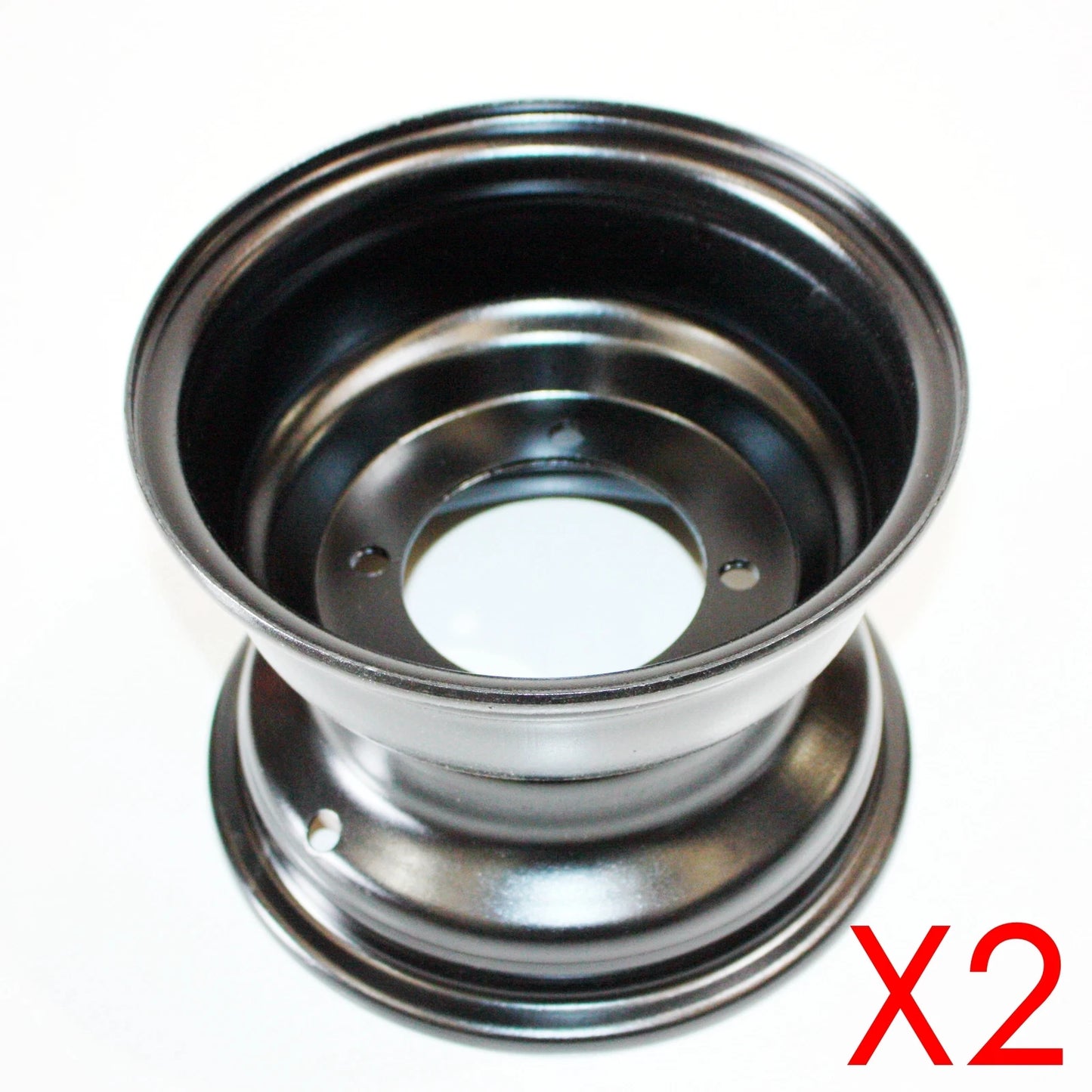 Black 18x9.50 8" 4 Stud Rear Wheel Rim for Quad Dirt Bike ATV Buggy