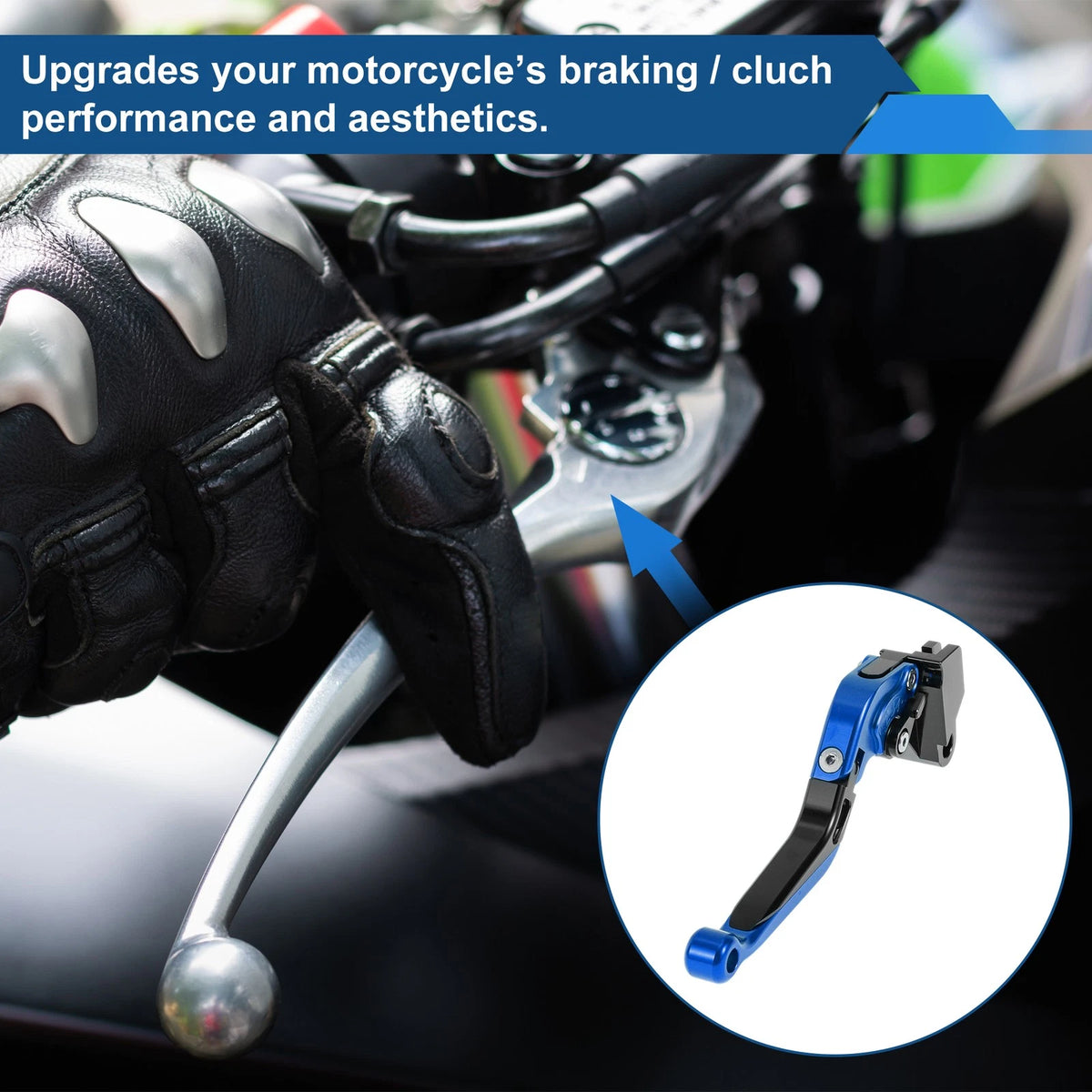 Adjustable Short Brake Clutch Lever 1 Pair for Kawasaki NINJA650R (2009–2016)