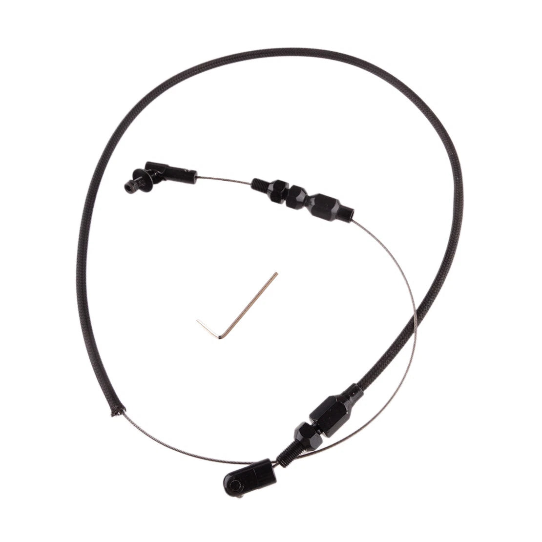 24" Braided Stainless Steel Throttle Cable for Mopar Ford GM