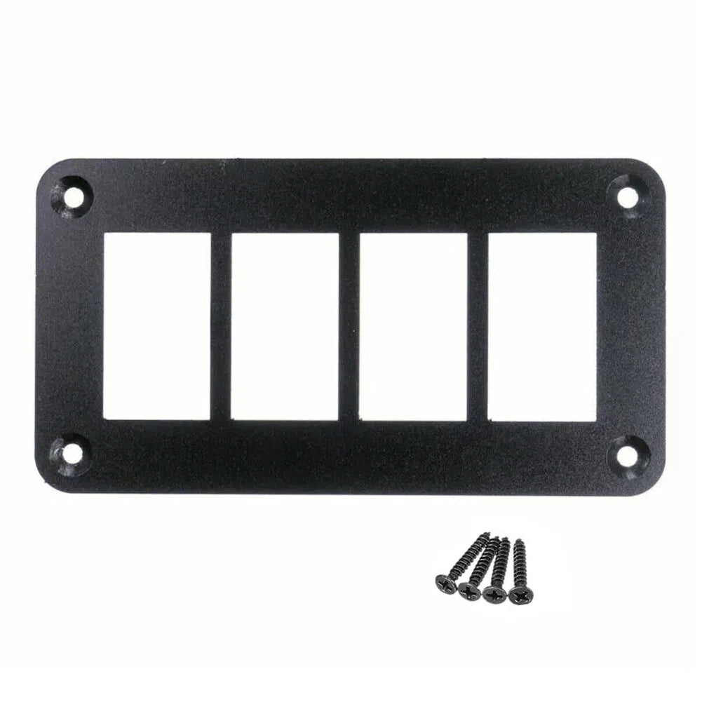 4 Gang Rocker Switch Frame Bracket Mount for Car Boat RV