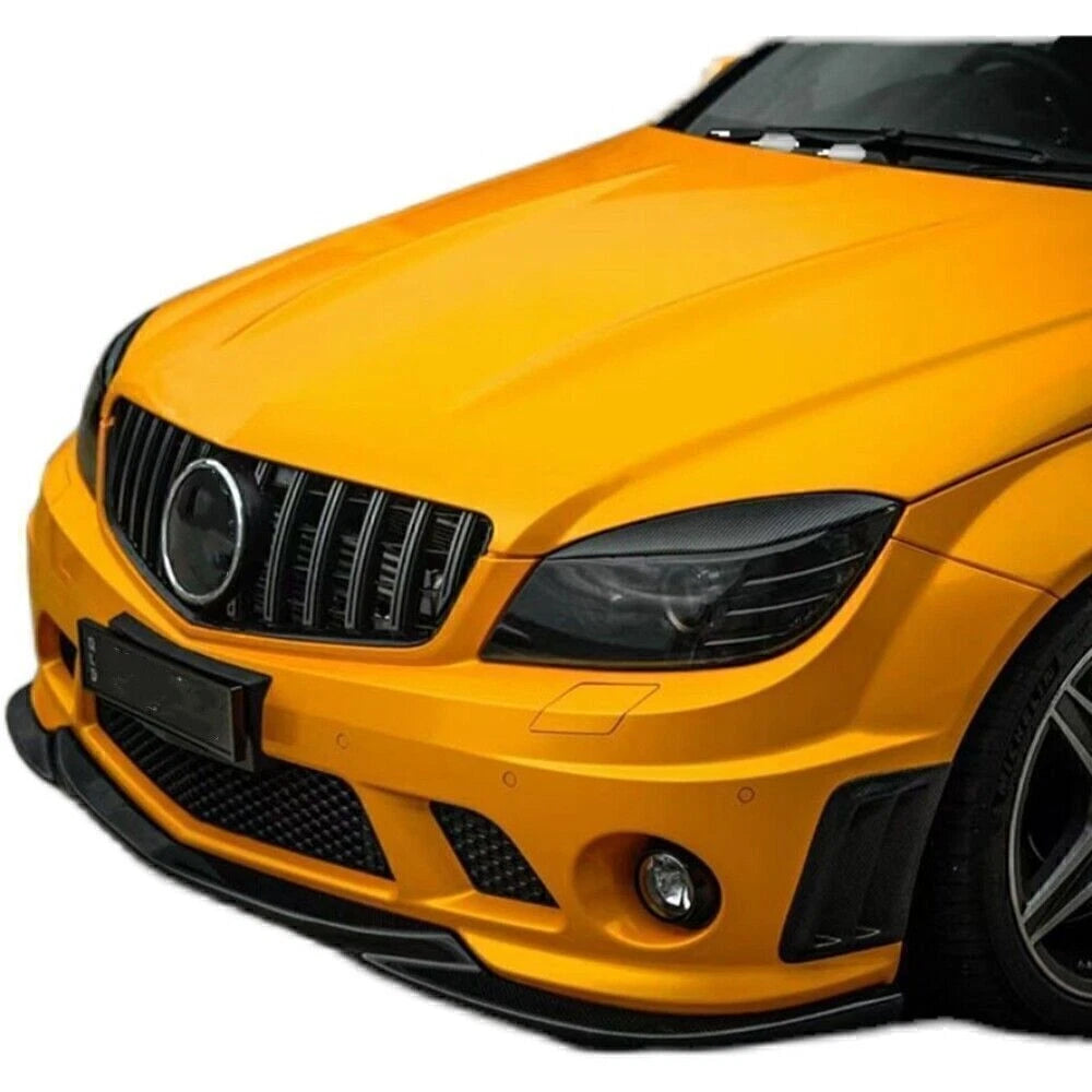 Carbon Fiber Front Air Intake Vent Cover for Benz W204 C63 AMG (2008-2011)