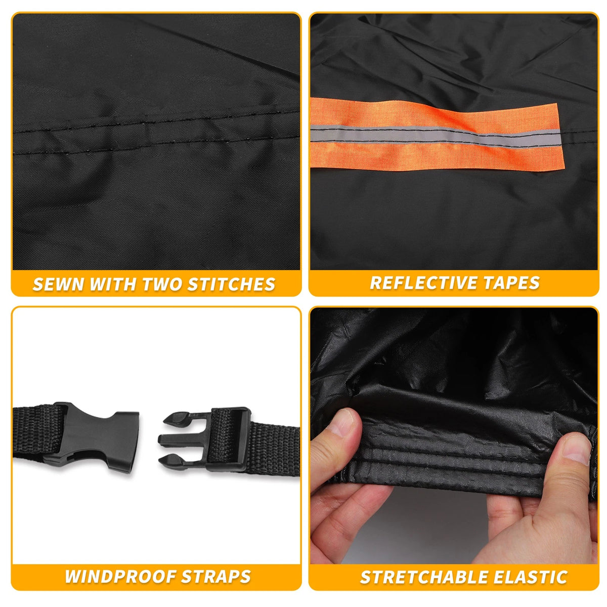 Waterproof Car Cover for Tesla Model 3 (2017-2024) Black Aluminum Film