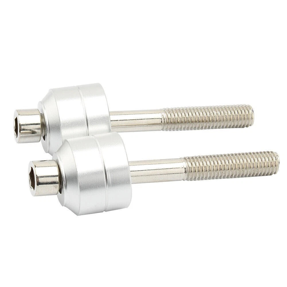 20mm Handle Bar Risers for BMW F800GS F700GS F650 (2008-2023) - Silver Pair