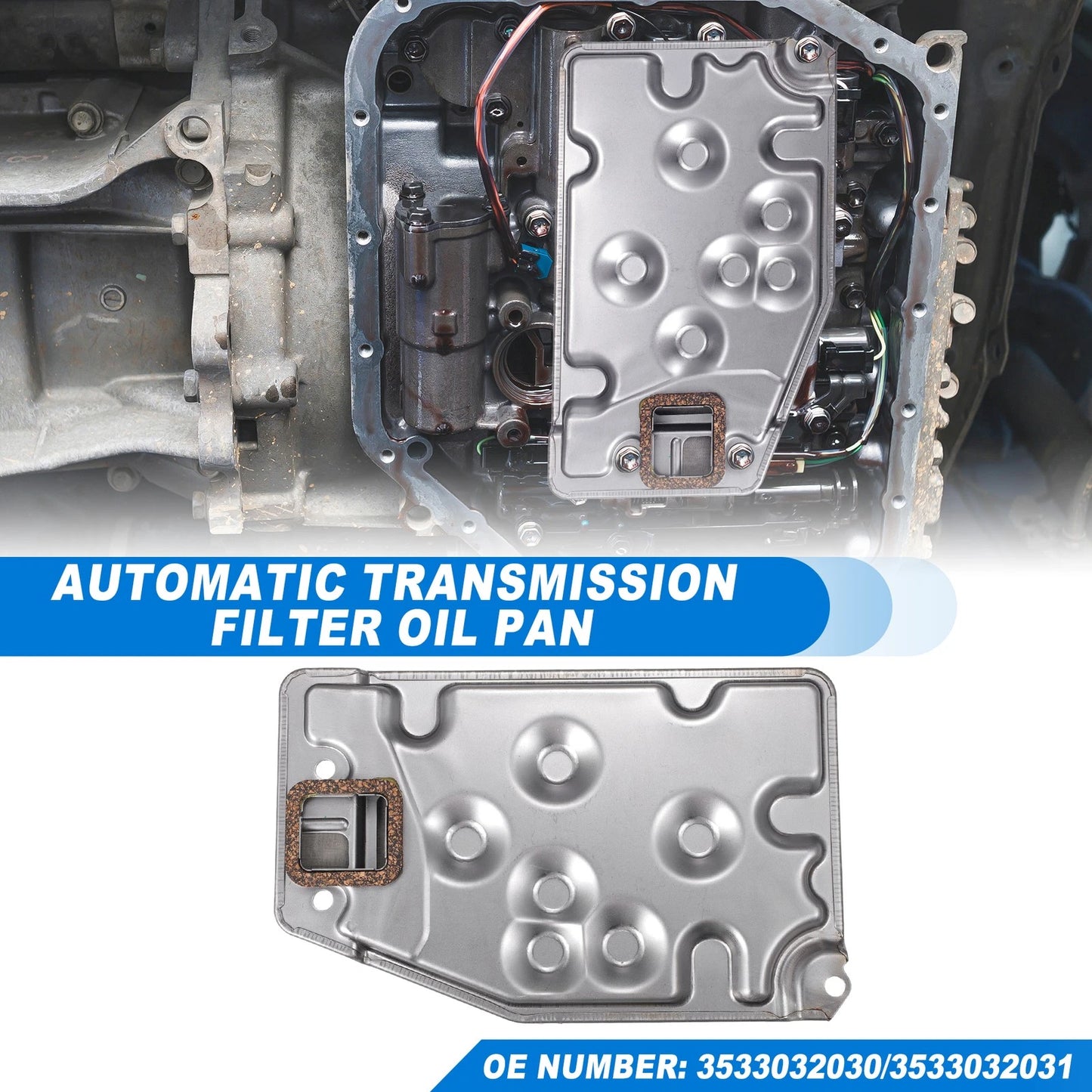 Transmission Filter & Oil Pan Gasket for Toyota (A140E A140L) (1990-1995)