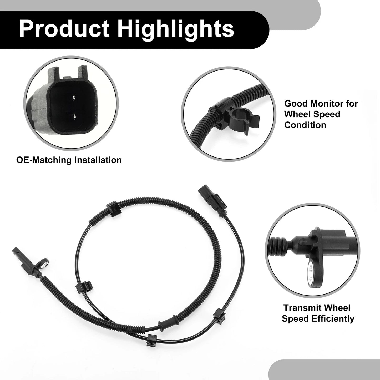 ABS Wheel Speed Sensor for Ford E-350 Super Duty (2011-2019)