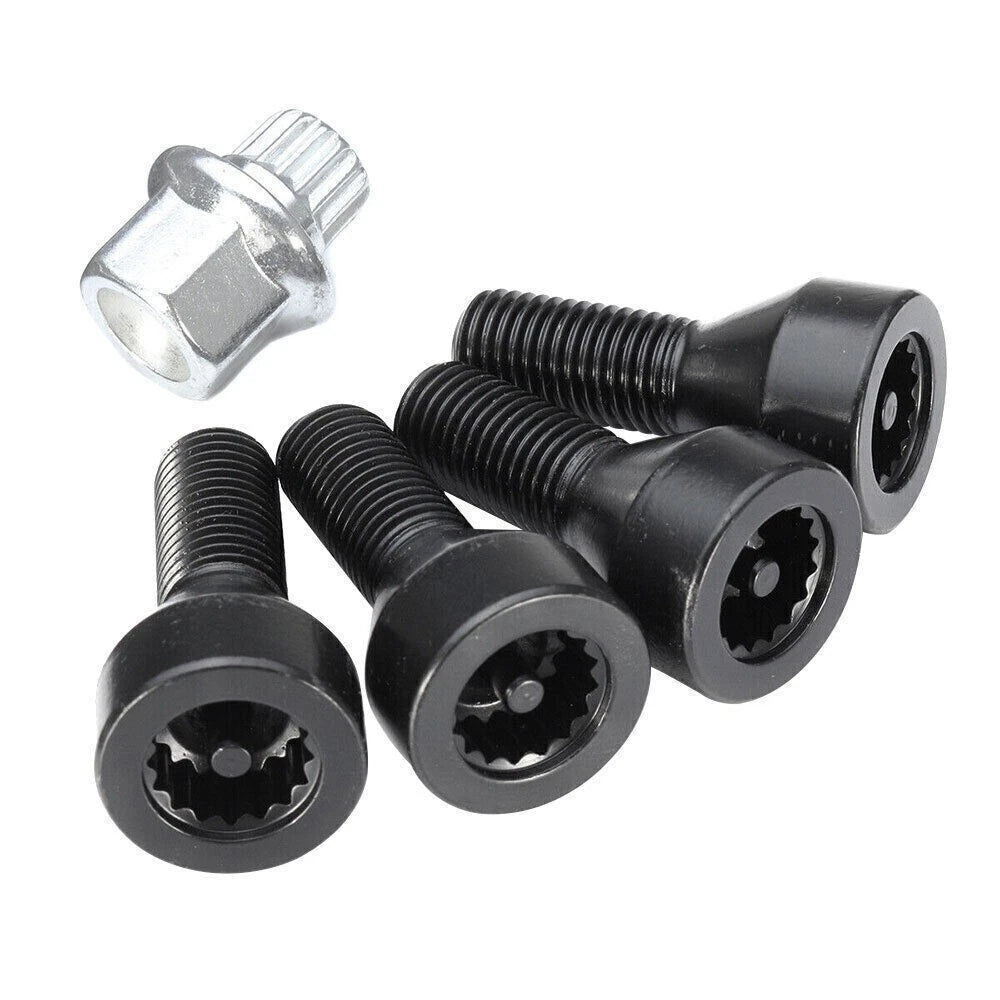 Wheel Lock Set Lug Bolts for BMW 1 3 5 6 Series M3 M5 M6 Z3 (1998-2023)