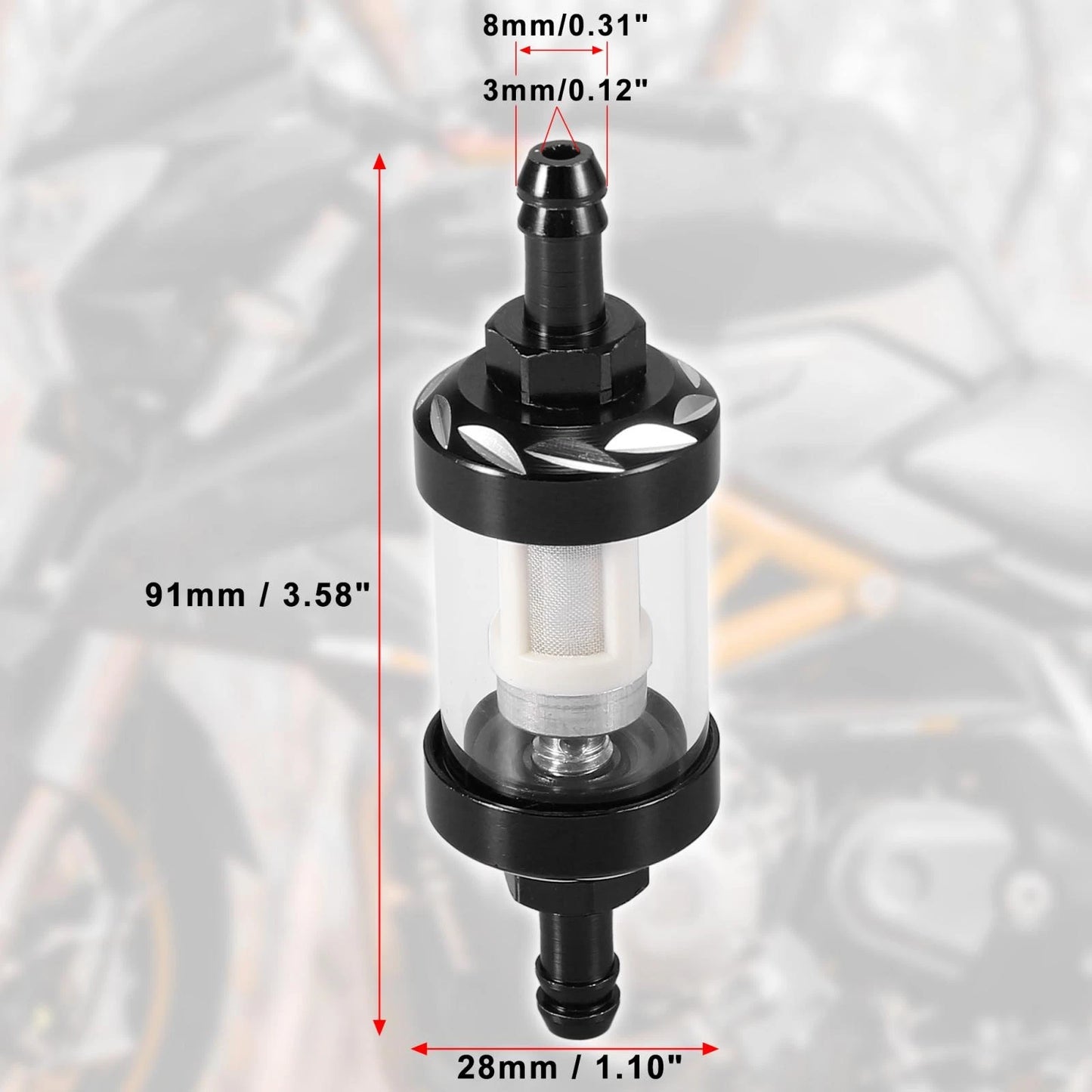 Fuel Filters Inline Gas Filter for Motorcycle ATV