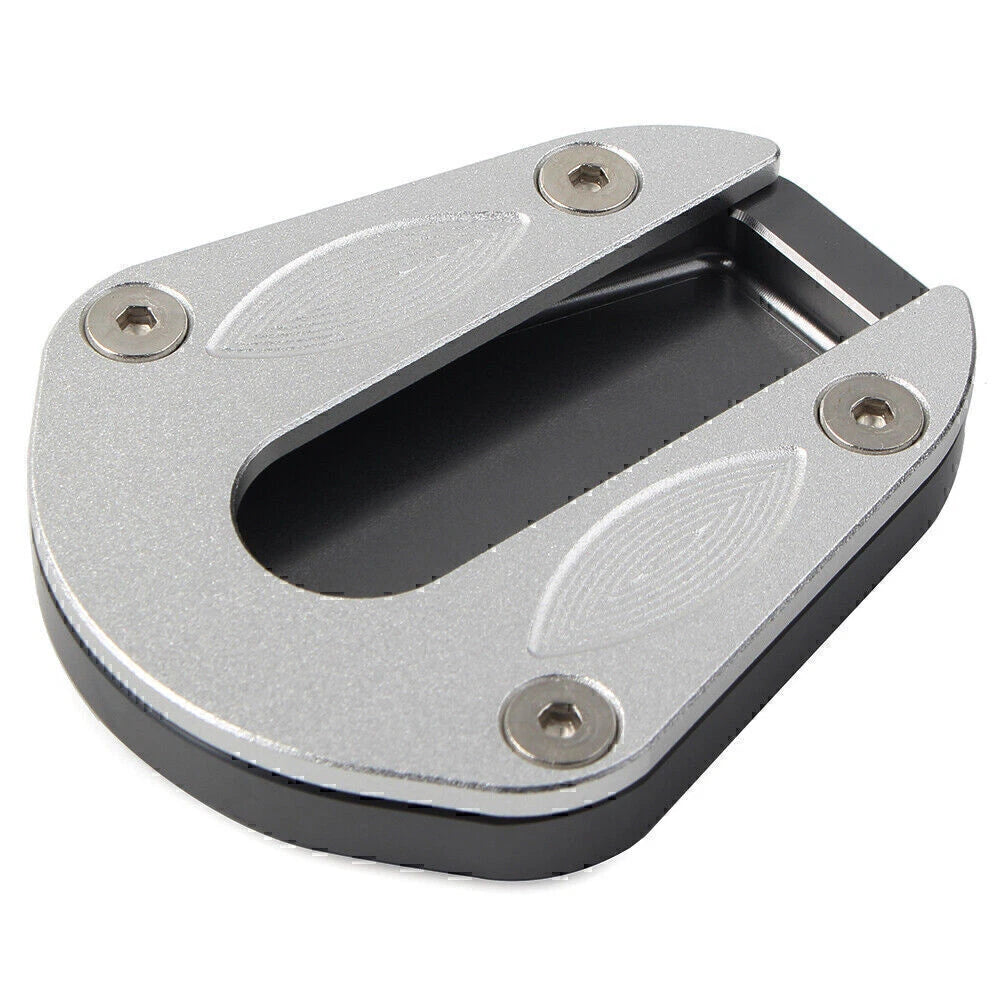 Gray Support Foot Side Stand Enlarger Pad for BENELLI TRK 502 (2017-2023)