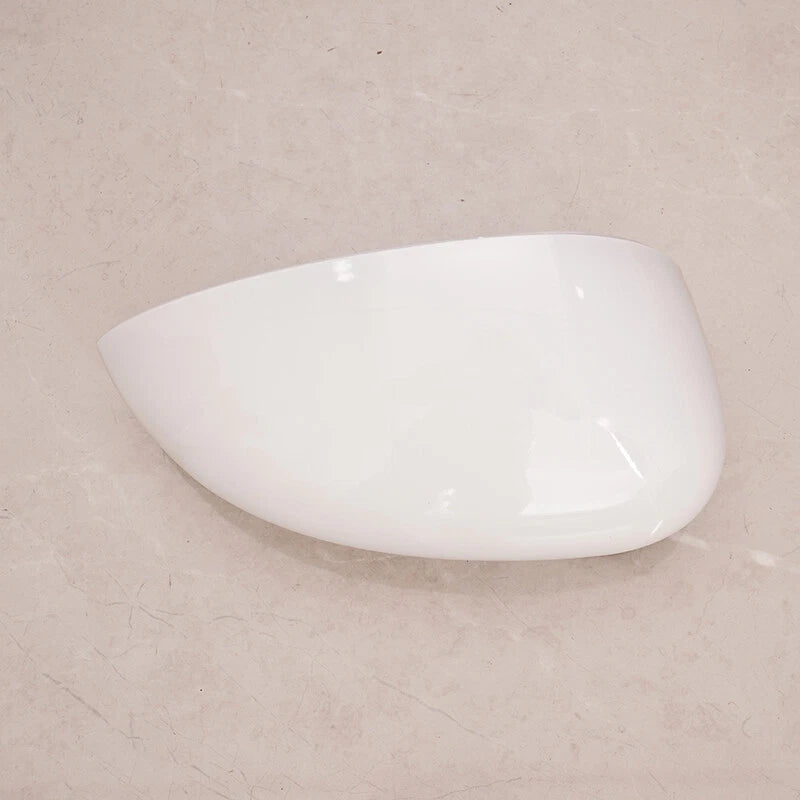 White Side Door Wing Mirror Cover Caps for Fiat 500 (2007-2023)