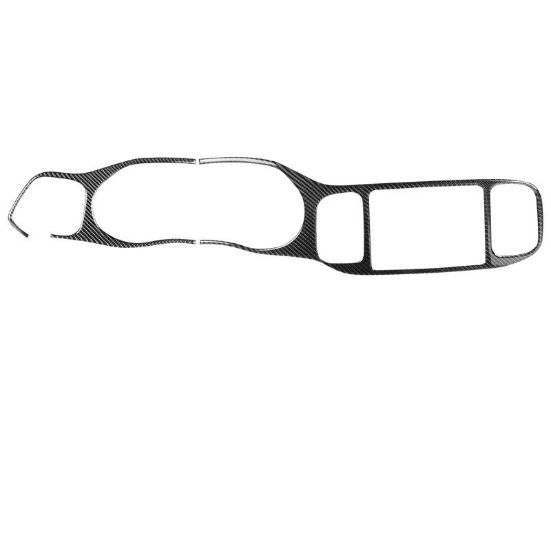 Carbon Fiber Center Consoel Dashboard Cover Trim Fit For Dodge charger 2011-2014