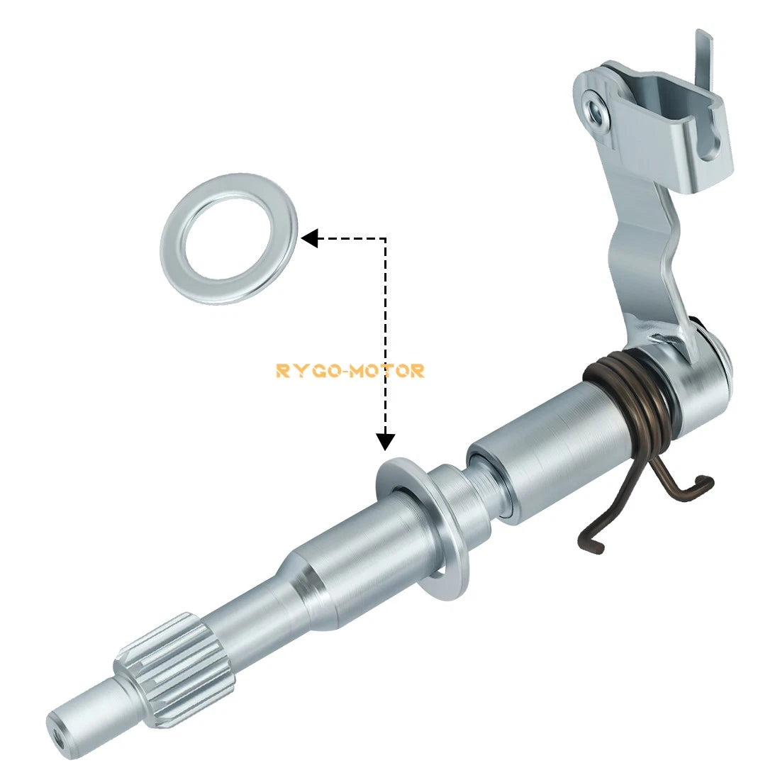 Clutch Actuator Push Lever Arm Shaft for Yamaha Raptor 660R (2001–2005)