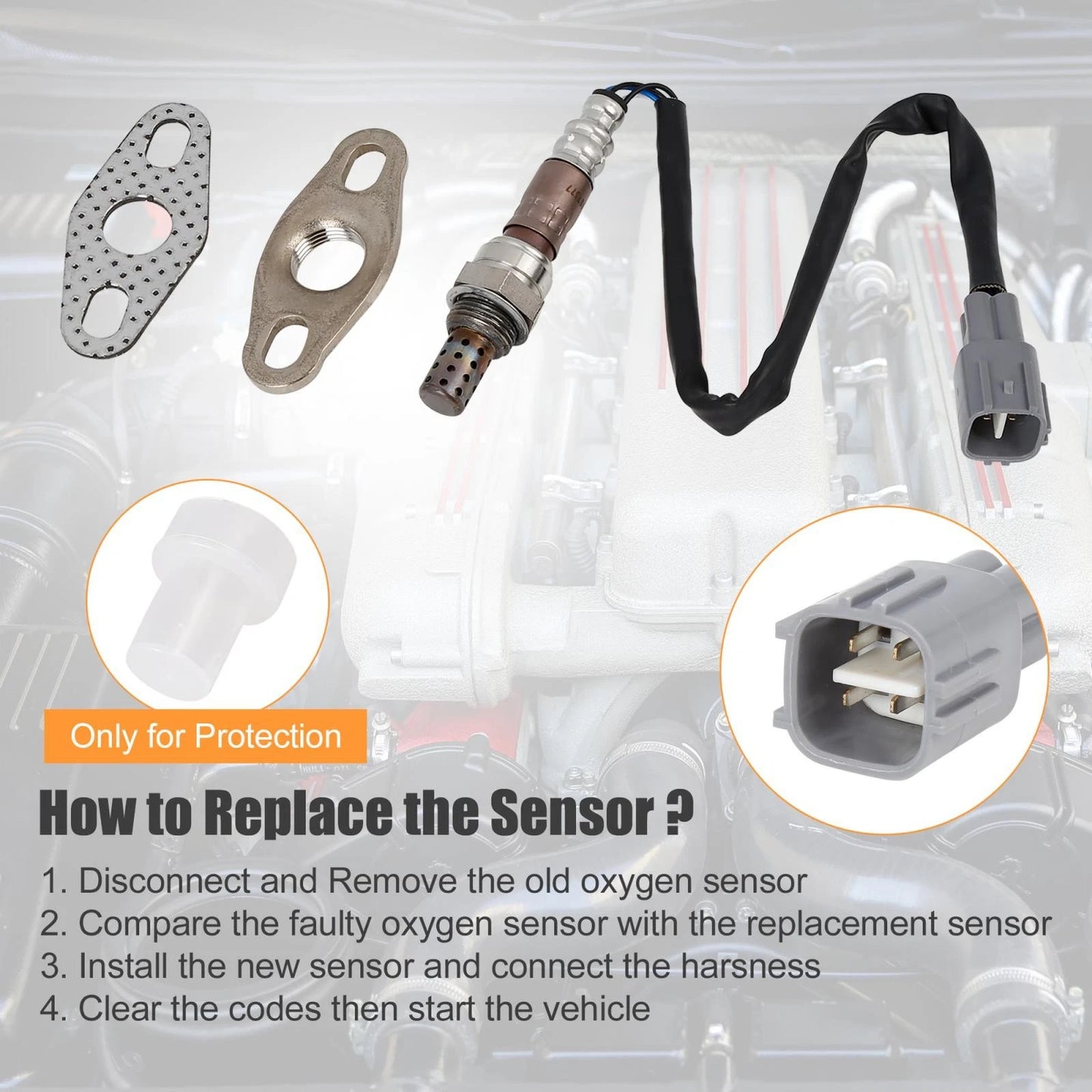 Oxygen Sensor for Toyota T100 1994-1998 (2 x O2 Sensors)
