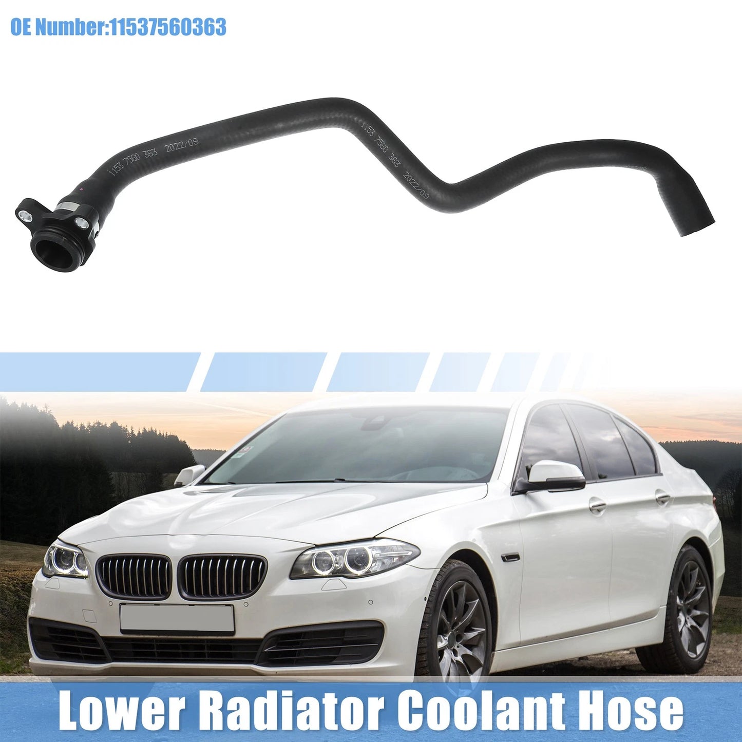 Radiator Coolant Hose for BMW X6 XDrive35i 3.0L L6 - Gas (2008-2014)