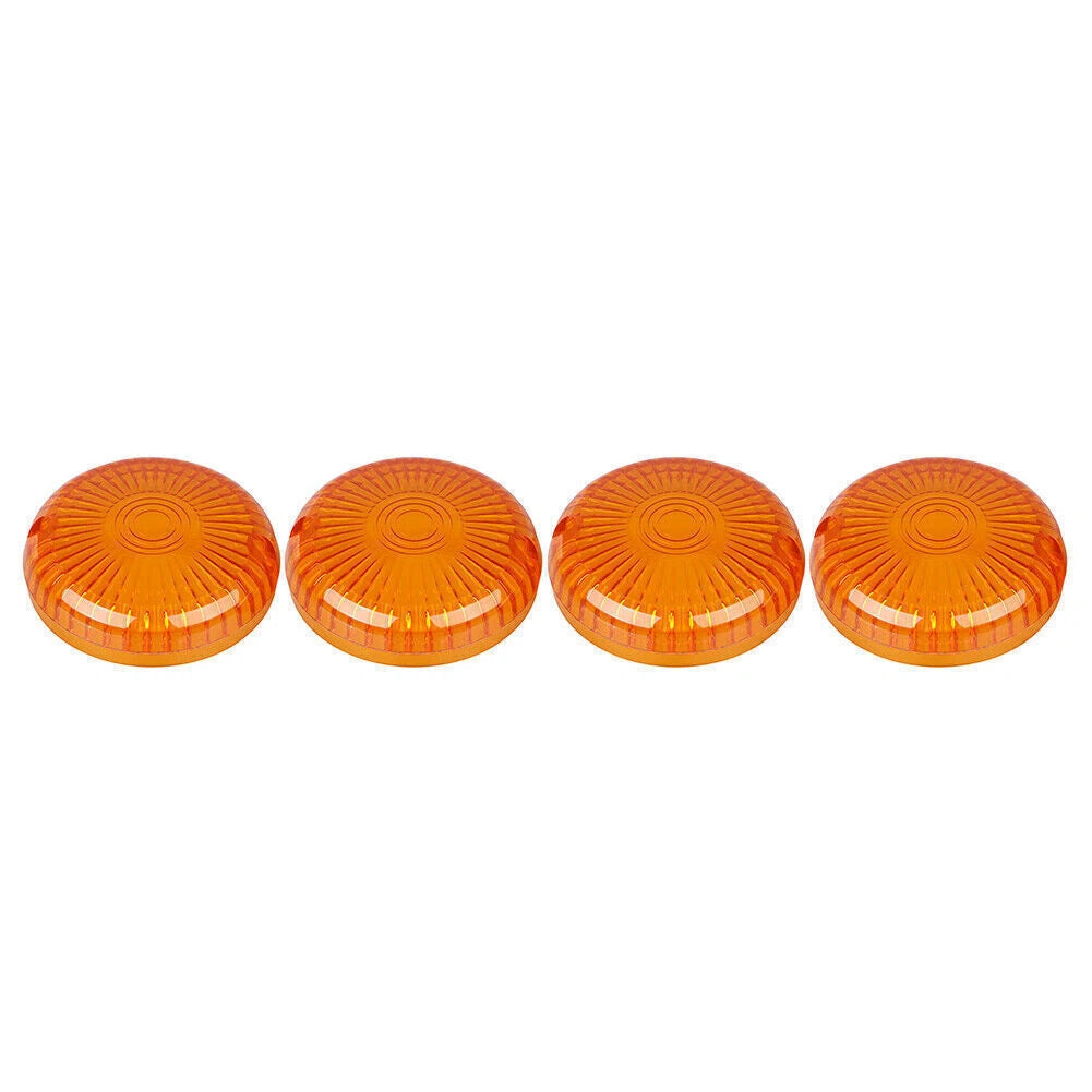 4 x Amber Turn Signal Lens Covers for Yamaha Road Star/V Star 1100/Vmax 1200