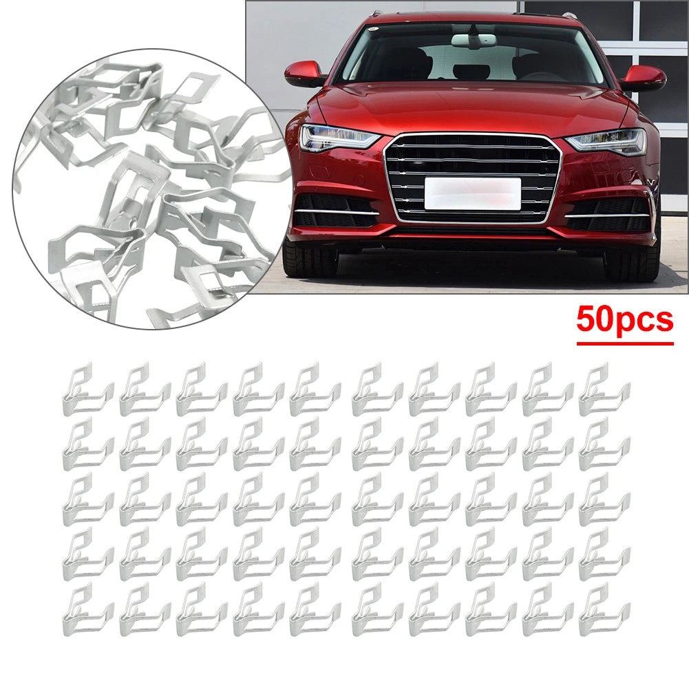 Dashboard Retainer Clips for Instrument Panel - Steel Gray