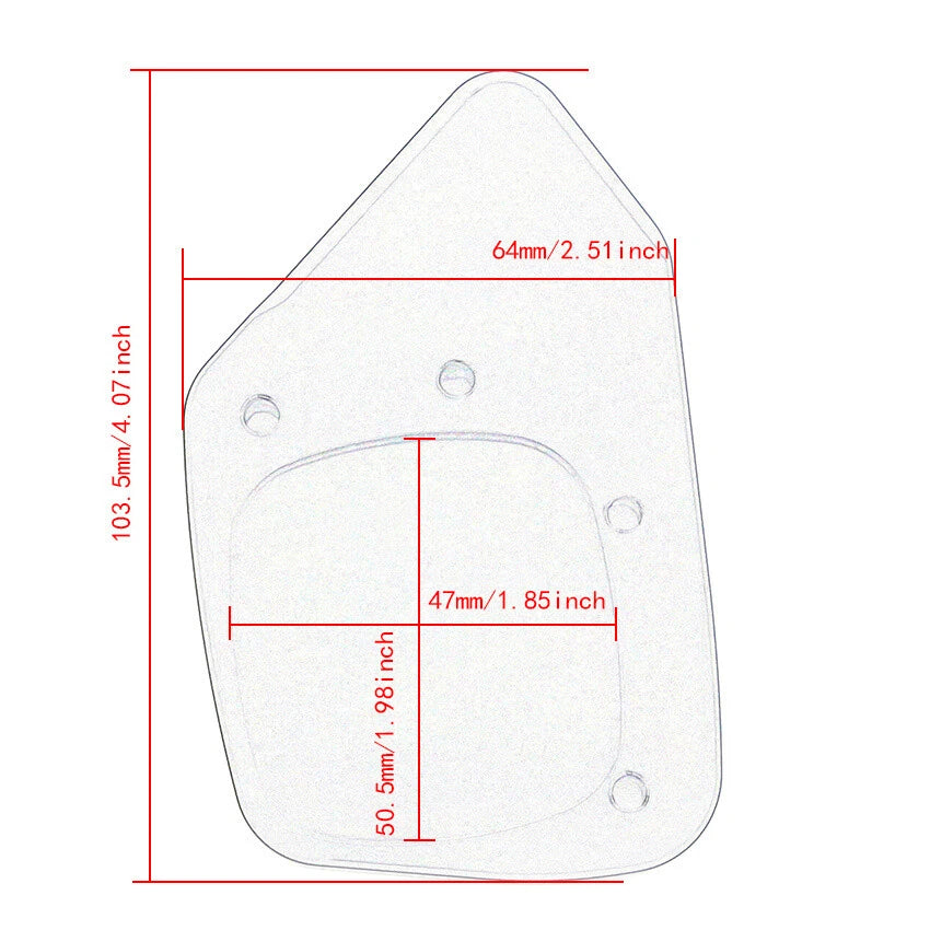 Side Stand Enlarge Plate Kickstand Extension for Honda X-ADV 750 (2017-2023)