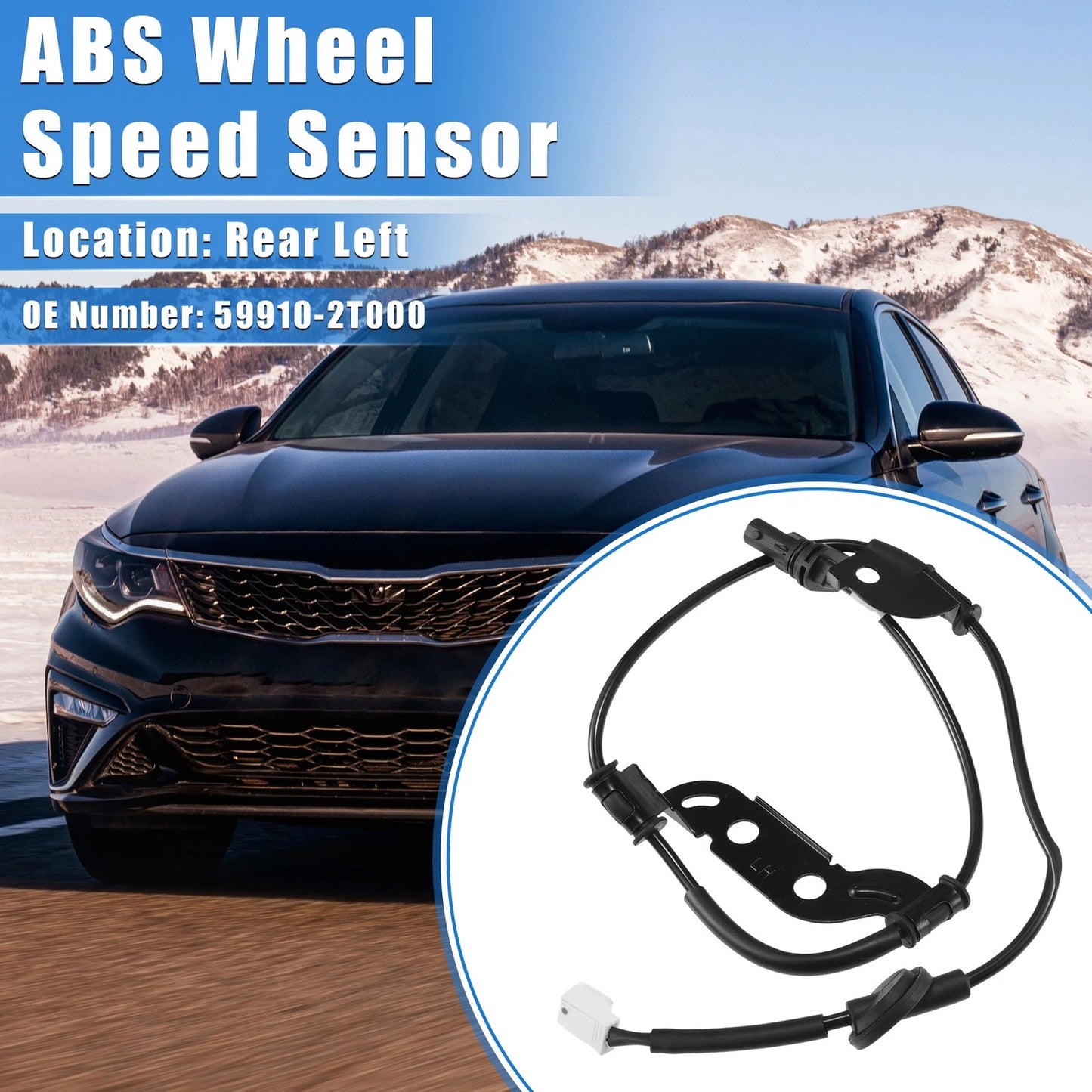 ABS Wheel Speed Sensor for Kia Optima 2011-2016 Rear Left Side