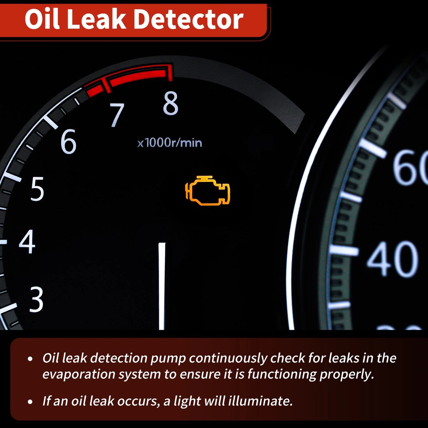 Fuel Vapor Leak Detection Pump for Mazda 5, 6, Volvo S80, C70, V60 (2005-2015)