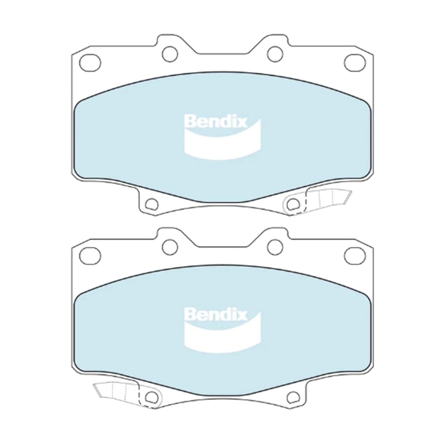 HD Front Disc Brake Pads for Toyota Landcruiser 80 Series (1990-1998)