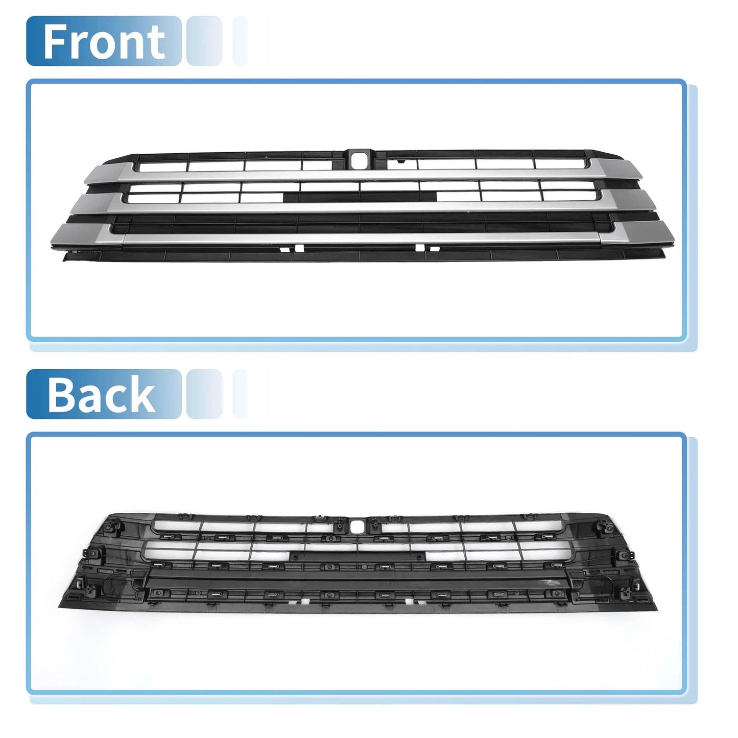 Front Bonnet Bumper Grille for Toyota Highlander (2017-2019)