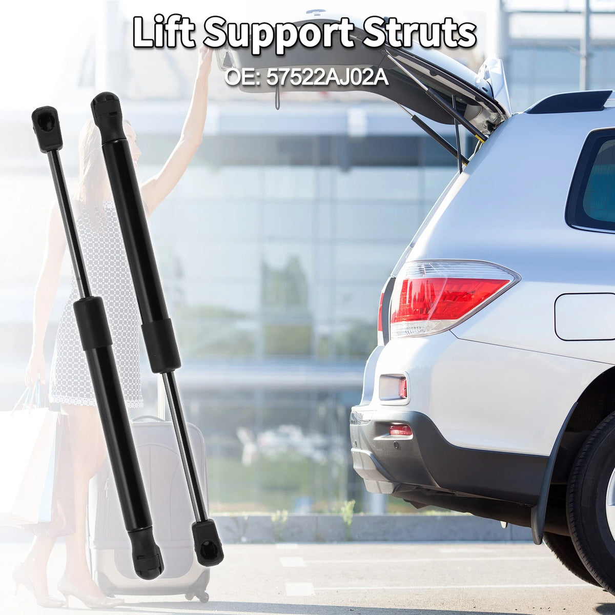 Rear Hatch Lift Supports for Subaru Legacy Sedan (2010-2014)