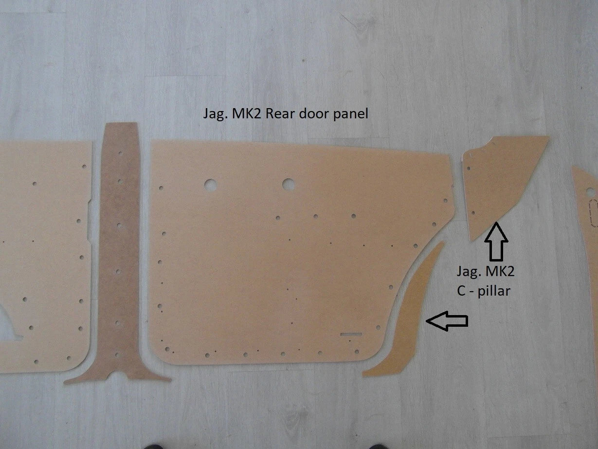 interior trimming panels for Jaguar MK2 (1959–1967)