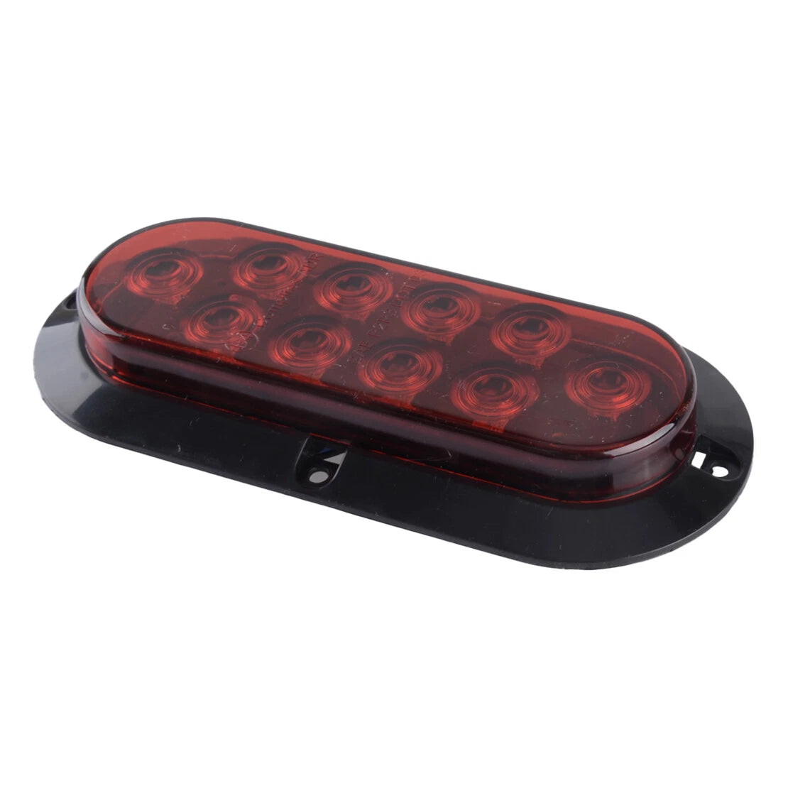 6pc Oval LED Trailer Lights Red & White for Truck (10)