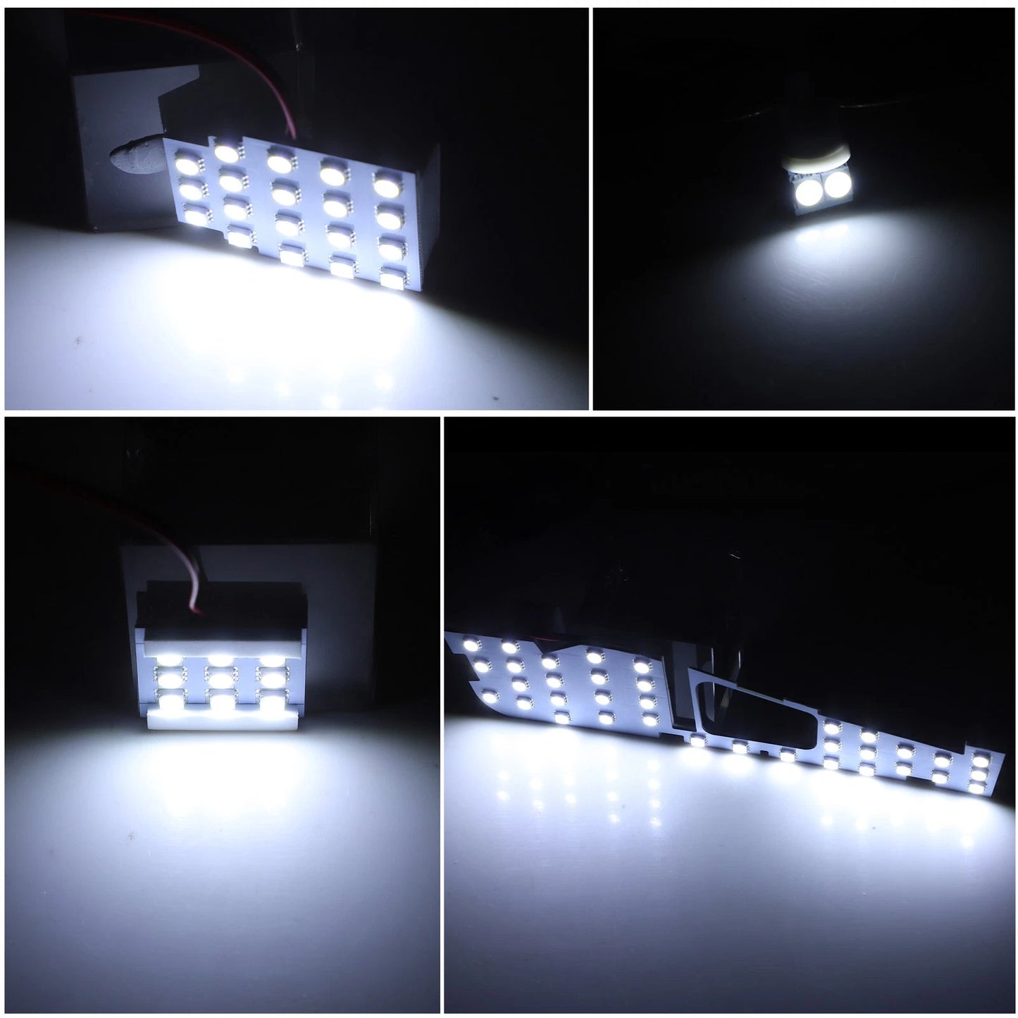 1 Set 5050SMD 6000K Car Interior Dome Light for Toyota Alphard Vellfire