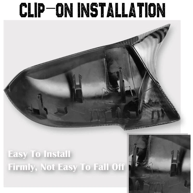 Kidney Grills & Carbon Fiber Mirror Caps for BMW F30 320i 328i (2012-2018)