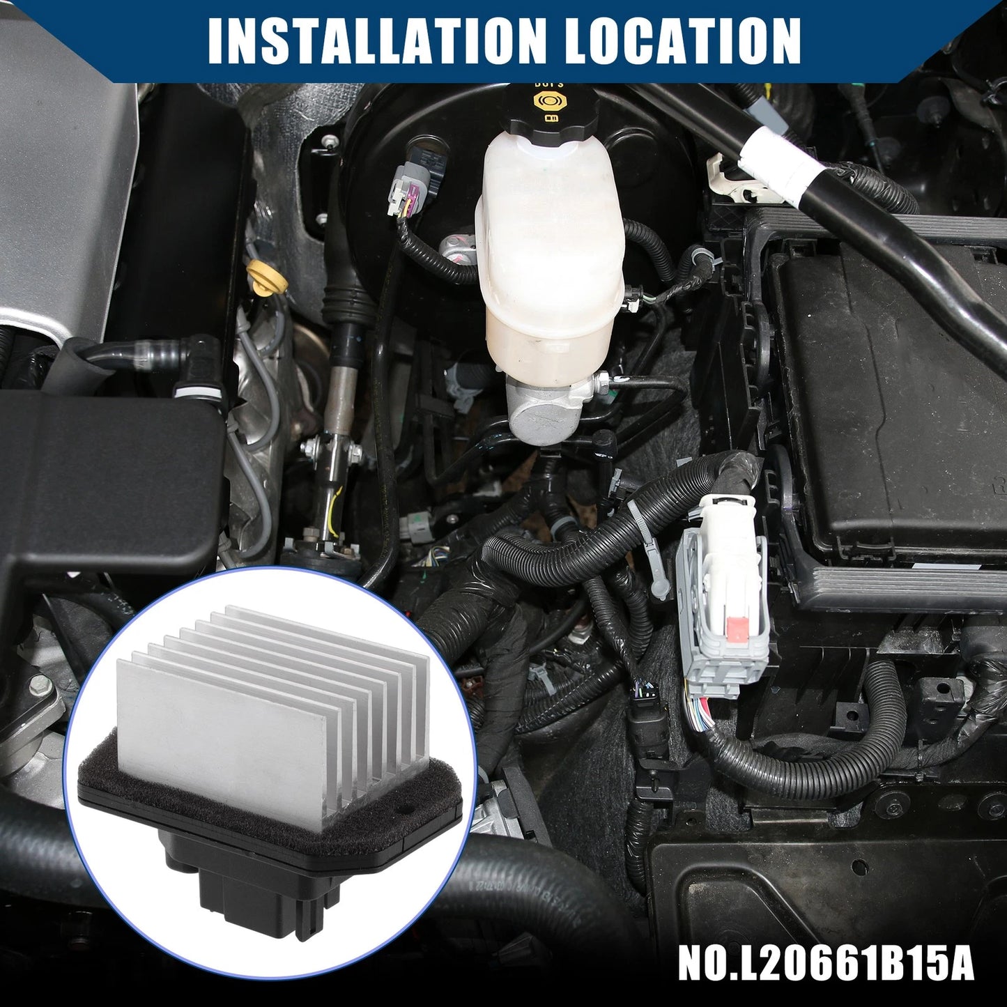 HVAC Blower Motor Resistor for Mazda CX-9 (2007 - 2015)