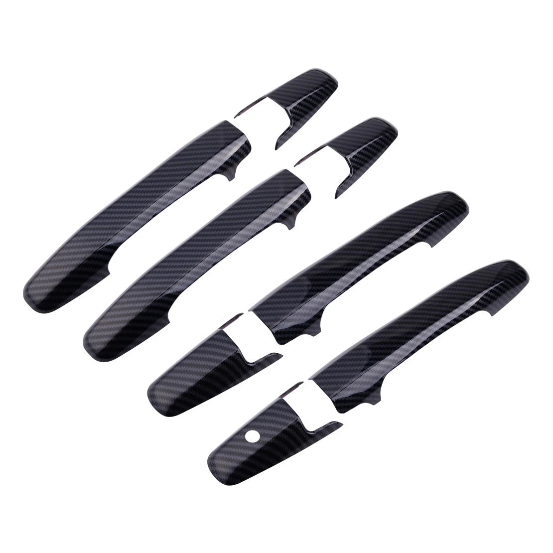 8pcs Carbon Fiber ABS Door Handle Covers for Honda Civic Pilot (2016-2023)