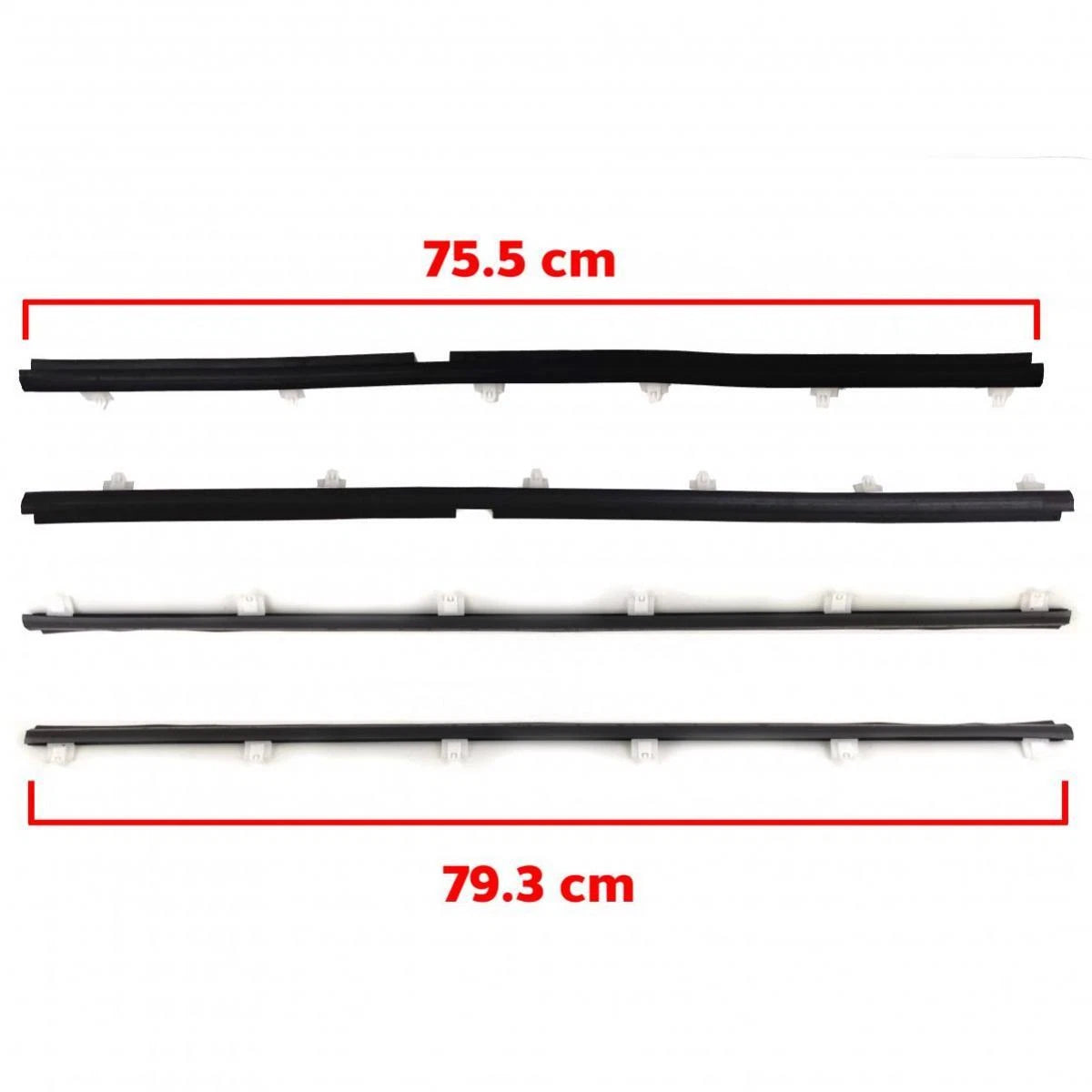 Weatherstrip Door Belt Out Set 4 Fits Toyota Land Cruiser GRJ79 DCB 2012-17 D01